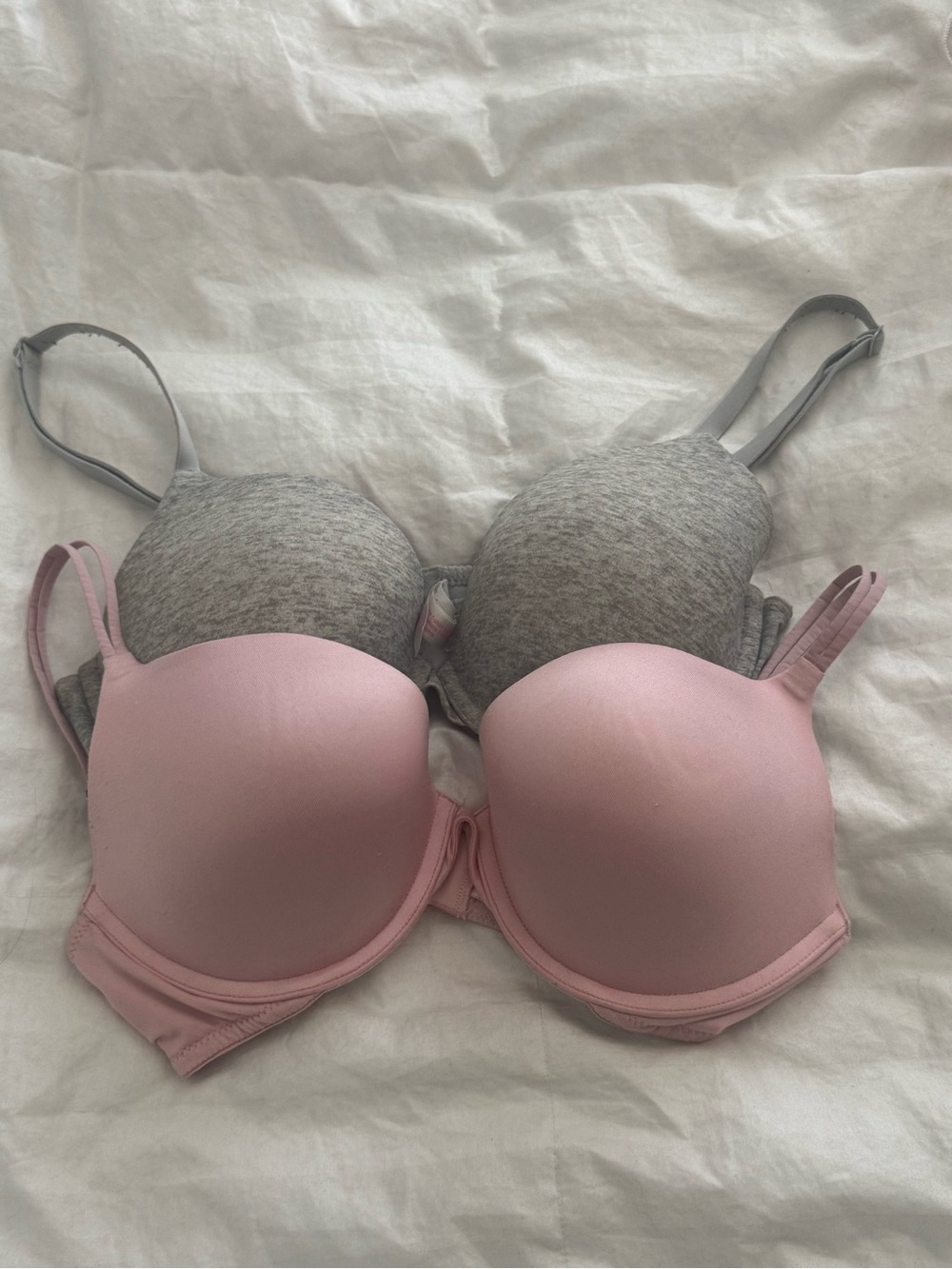 Victoria's Secret & PINK Lightly Lined Demi Bra Bundle (Set of 2) Size 34D